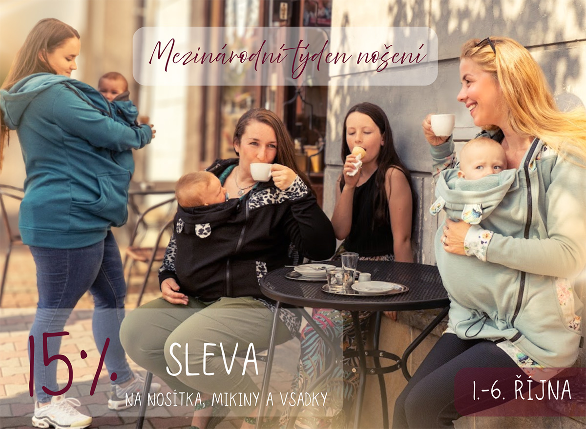 Sleva 15 % na nosicí oblečení