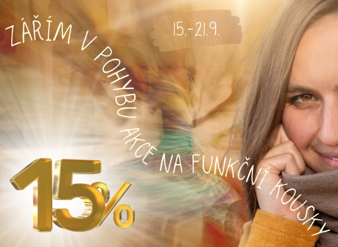 Zářím v pohybu – sleva 15 % na funkční kousky